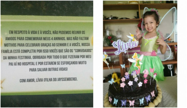 Ao invés da festa de aniversário, mãe e filha entregam kits a funcionários do Hospital do Juruá