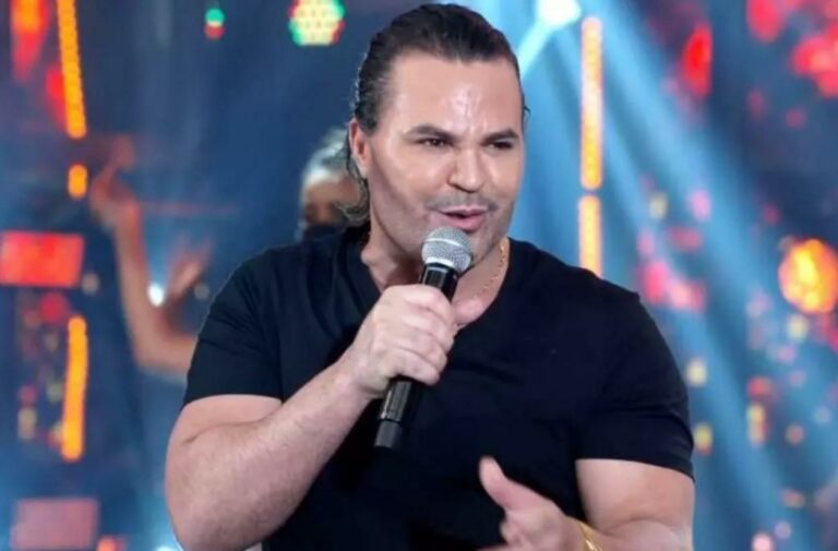 Eduardo Costa aparece no Domingão e choca público com aparência