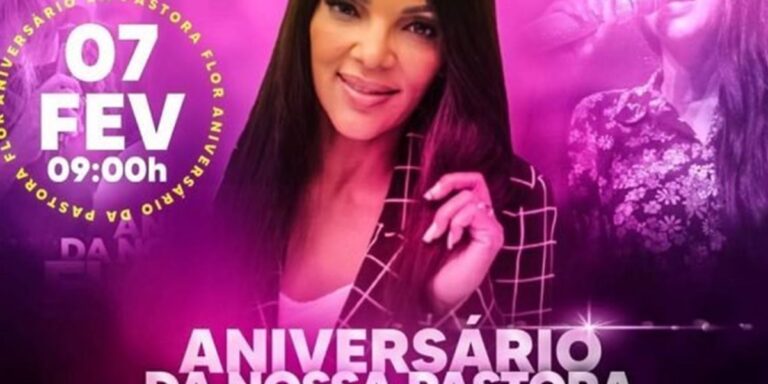 Ré pela morte do marido, Flordelis ganha festa de aniversário e pede presença de fiéis