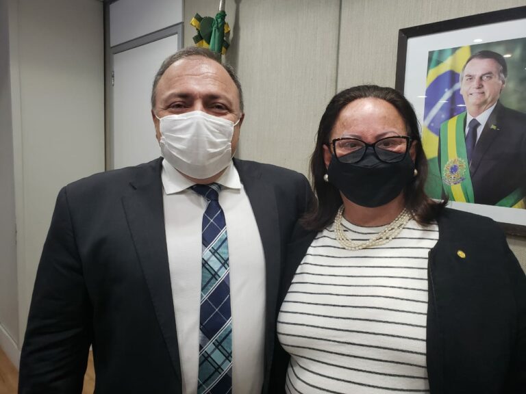 Vanda Milani participa de audiência com o ministro da Saúde, Eduardo Pazuello