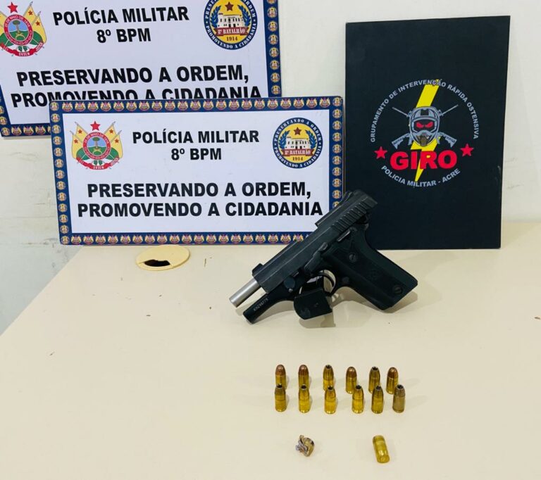 PM prende dupla de criminosos com arma e servidor público bêbado no interior do Acre