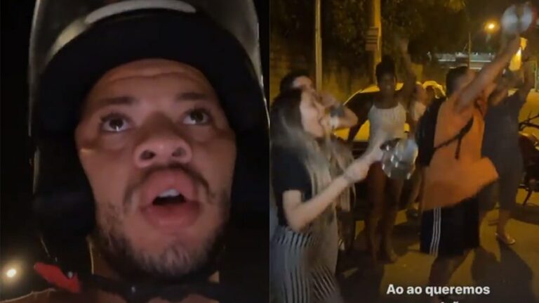 BBB 21: Youtuber faz panelaço na frente da Globo pedindo expulsão de Karol Conká