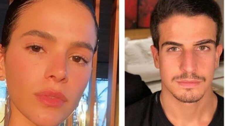 Bruna Marquezine e Enzo Celulari passeiam de mãos dadas no Rio de Janeiro
