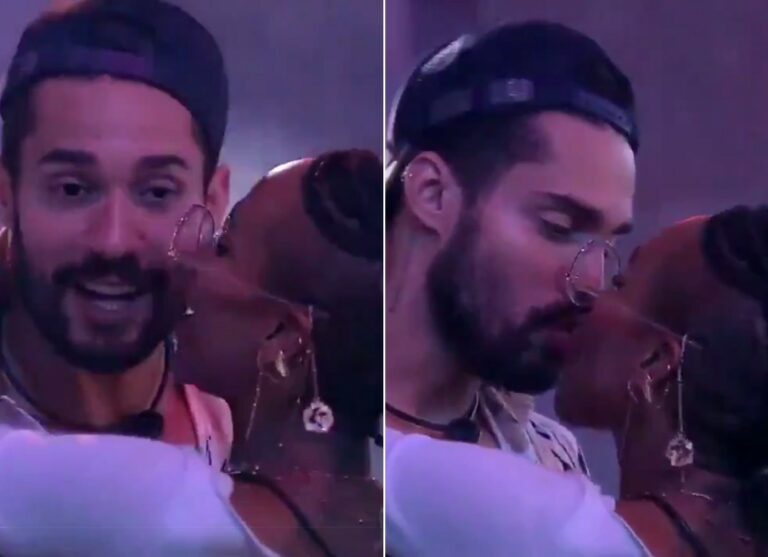 BBB 21: Depois de muito tentar, Karol Conká beija Arcrebiano e os dois vão para baixo do edredom