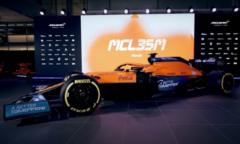 F1 2021: McLaren é 1ª equipe a lançar carro, e modelo MCL35M passa a ter motor Mercedes