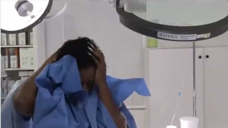 Mulher faz cirurgia de quatro horas para retirar cola do cabelo