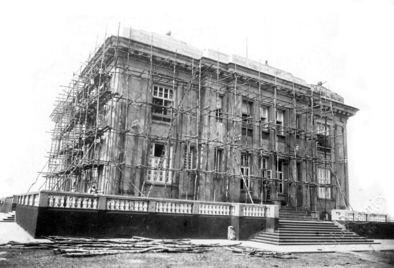 Palácio Rio Branco sendo construído em 1946