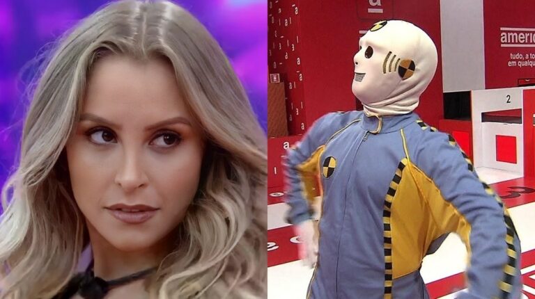 BBB 21: Carla Diaz veste roupa de dummy para voltar à casa