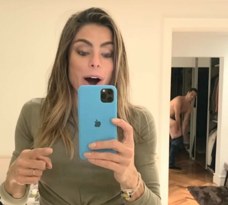 Sem querer, Daniella Cicarelli mostra marido tirando a roupa