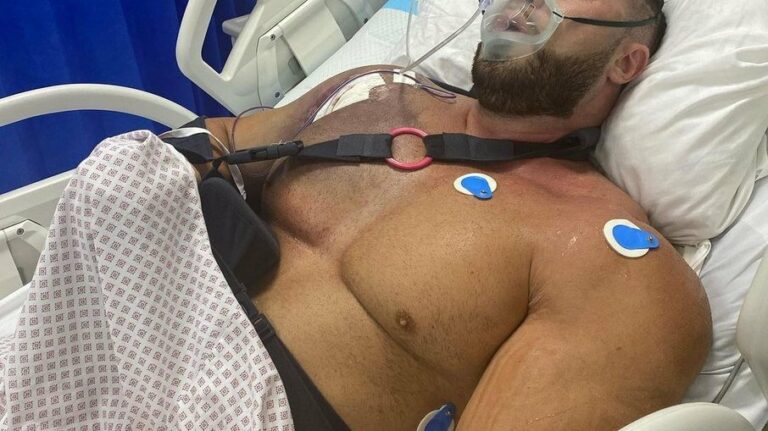 Vídeo: Fisiculturista rasga o peito ao levantar mais de 300kg; imagens fortes