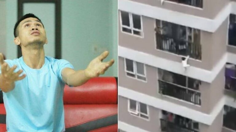 Criança cai de 12°andar de prédio e é salva por entregador; veja vídeo