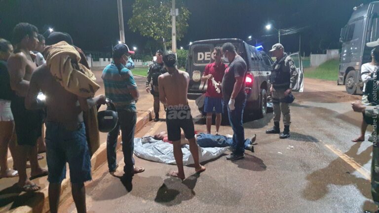 Jovem morre em suposto ‘racha’ entre motos durante em Epitaciolândia