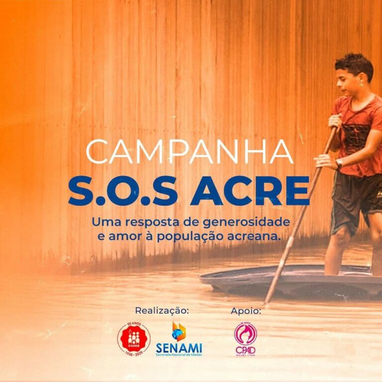 Assembleia de Deus de SP faz live para ajudar famílias atingidas pela alagação no AC