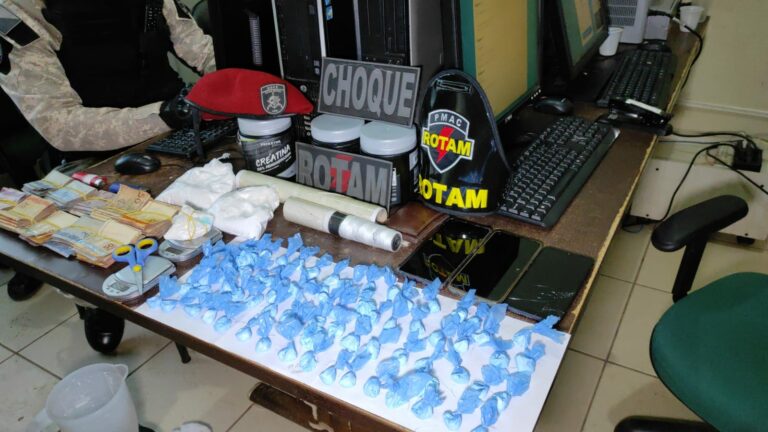 Sexteto é preso com drogas em distribuidora no 2º Distrito de Rio Branco