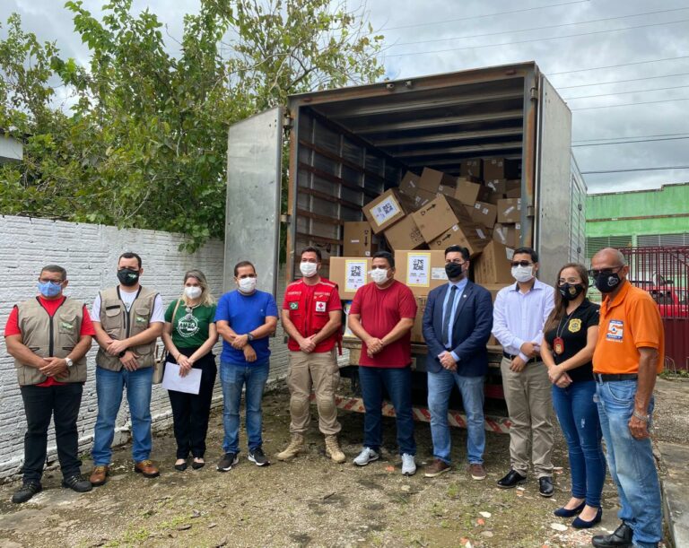 TJAC e Cruz Vermelha iniciam entrega de doações aos municípios atingidos pela enchente