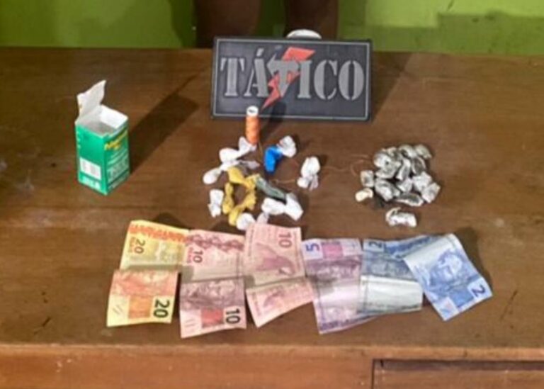 Força Tática prende jovem por tráfico de drogas e fecha ‘bocada’ em Tarauacá