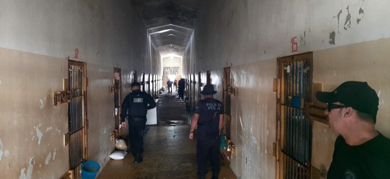 Presos do Chapão tentam fugir do FOC, mas são impedidos por policiais penais