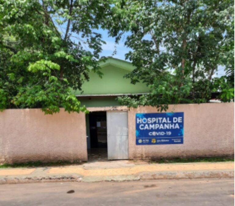 Covid-19: em Sena, dois moradores estão internados no Hospital de Campanha