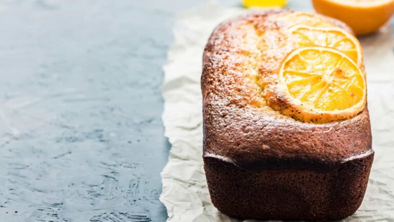 Bolo saudável de laranja com farinha de aveia