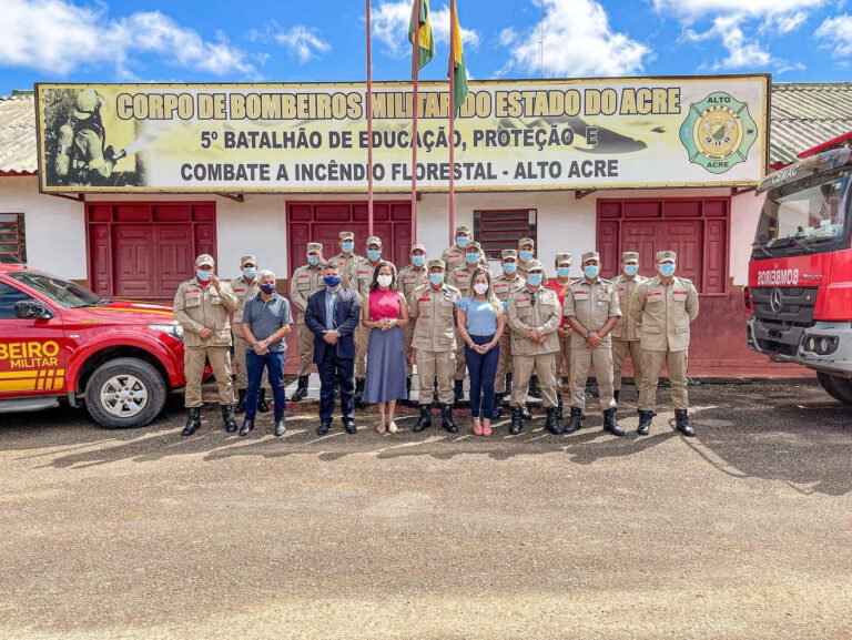 Em Epitaciolandia, senadora Mailza anuncia R$ 1 milhão para o Corpo de Bombeiros