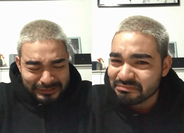 Vídeo: Yudi se ajoelha em frente a hospital e reza pelos pais internados com Covid