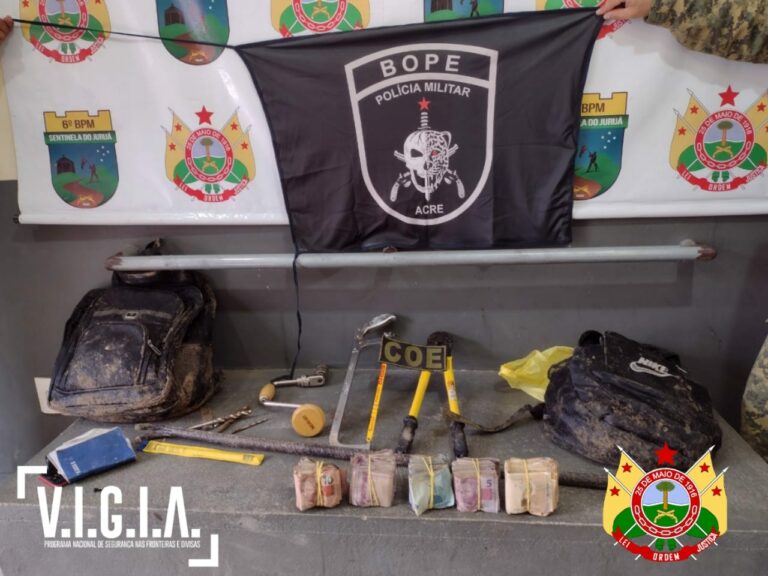 PM recupera mais de 11 mil reais furtado de agência bancária em Marechal Thaumaturgo