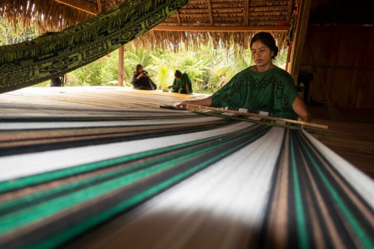 A arte de tecelagem das mulheres Ashaninka