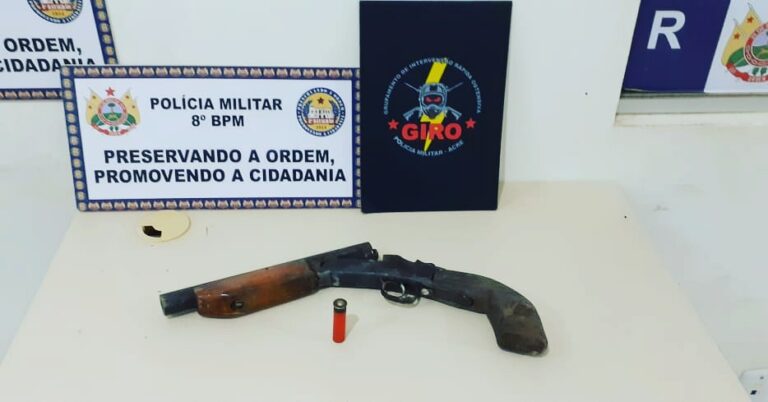 Adolescente é preso com escopeta em Sena após operação em bairro