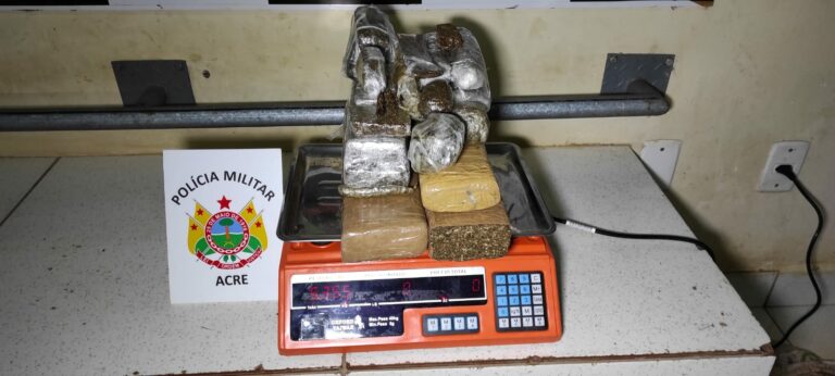 Monitorado é preso com 5 kg de maconha em “casa-cofre” no bairro Chico Mendes