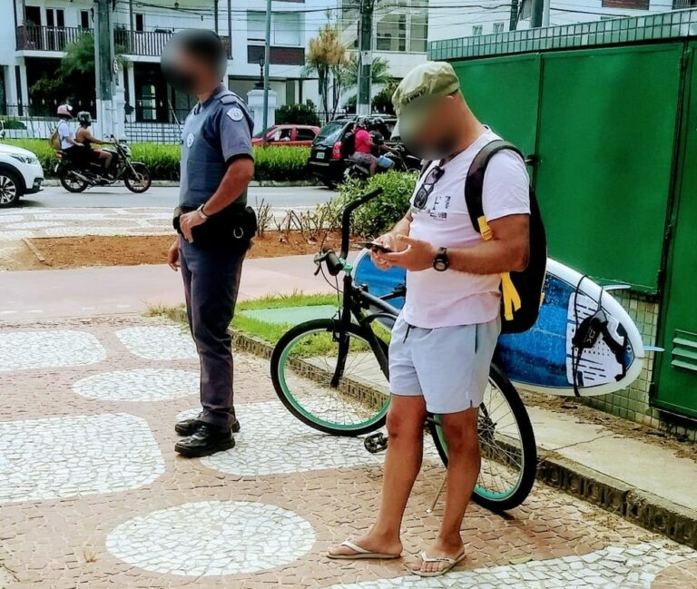 Capitão da PM se recusa a usar máscara em abordagem e recebe multa