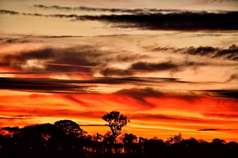 Amanhecer na BR-317, em Rio Branco