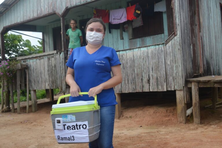 Prefeitura de Cruzeiro do Sul realiza vacinação contra COVID-19 na zona rural