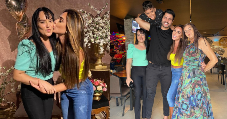 Inimigas? Nunca! Nicole Bahls circula no Acre na companhia de ex-de Marcelo Bimbi; veja vídeo