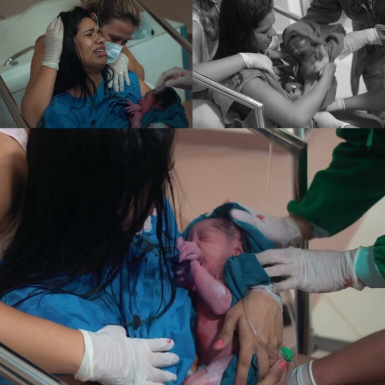 Escoltada pela polícia, influencer acreana mostra parto e vídeo ultrapassa 218 mil visualizações