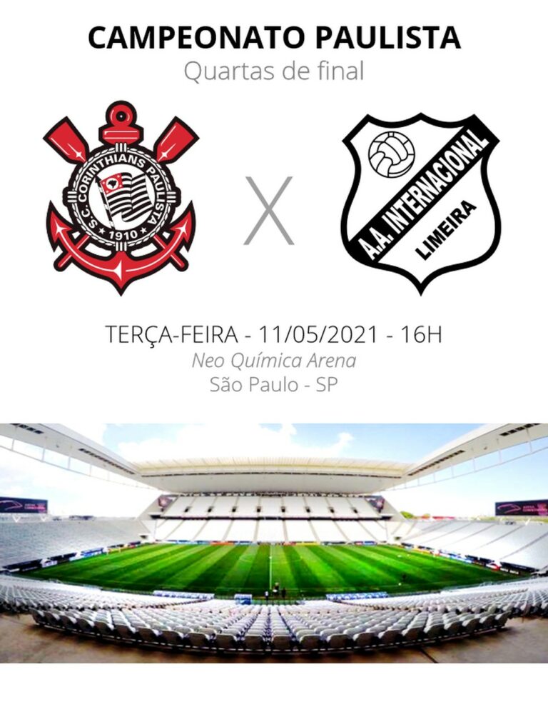 Corinthians x Inter de Limeira: veja onde assistir, escalações, desfalques e arbitragem