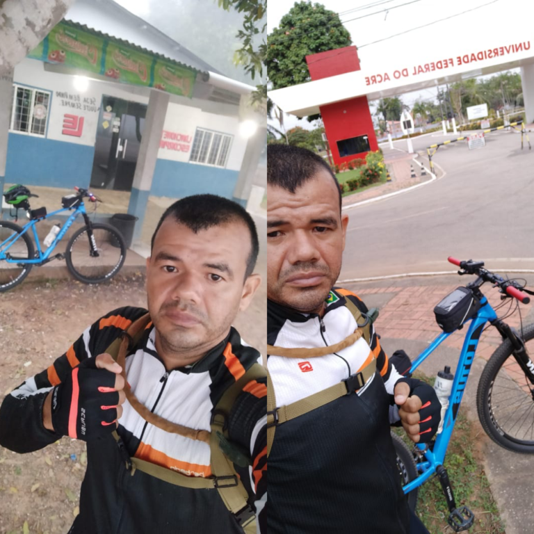 Bate e volta: acreano percorre 288km de bicicleta em trajeto entre Sena e Rio Branco