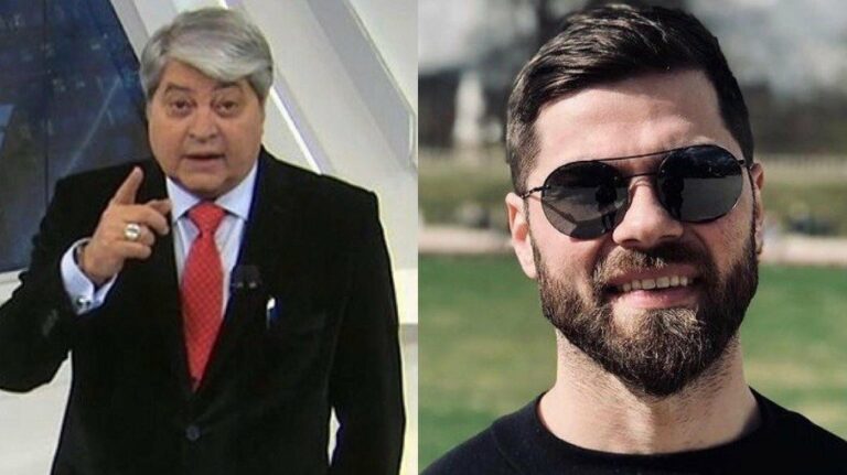 Datena revela que filho está internado com Covid-19 e desabafa: ‘Não está bem’