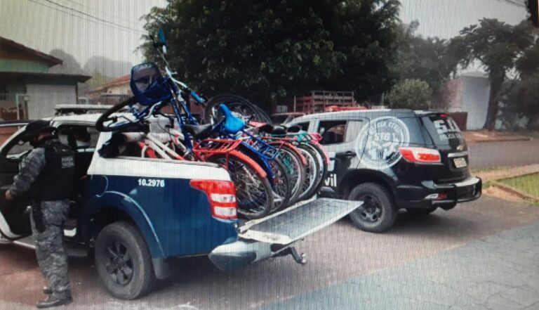 Bicicletas eram pagamento por drogas em ‘boca de fumo’ fechada em cidade de MS