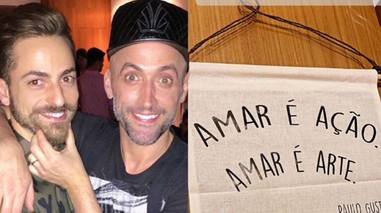 Thales Bretas decora seu consultório em homenagem a Paulo Gustavo