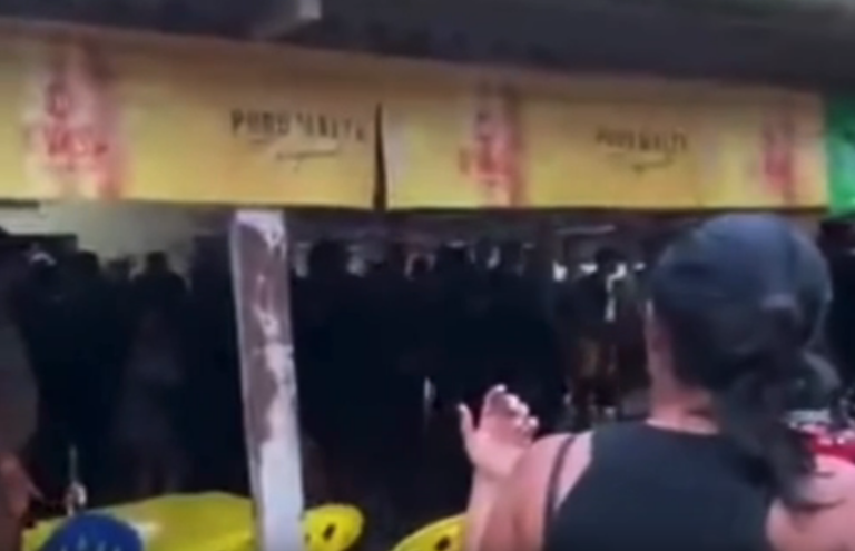 Briga generalizada é filmada em bar de Cruzeiro do Sul; assista ao vídeo