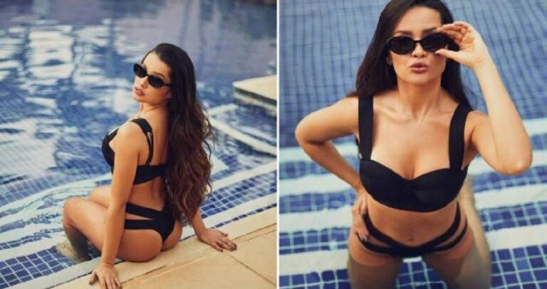 Juliette faz close na piscina de Anitta e ganha xaveco de Rodolffo nas redes sociais: ‘Gata molhada’