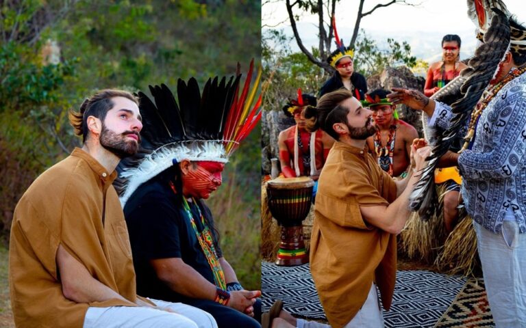 Dj Alok resgata clique com o líder Joaquim Yawanawá em suas redes; confira na coluna