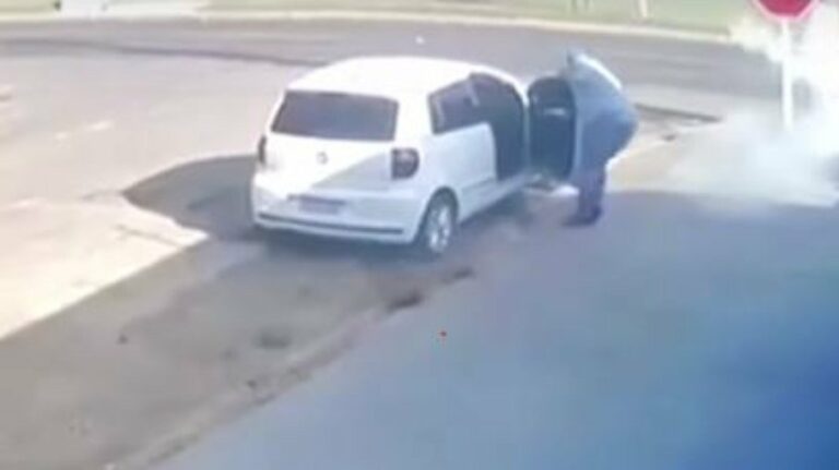 Vídeo: homem é executado a tiros de fuzil na fronteira do Brasil com Paraguai