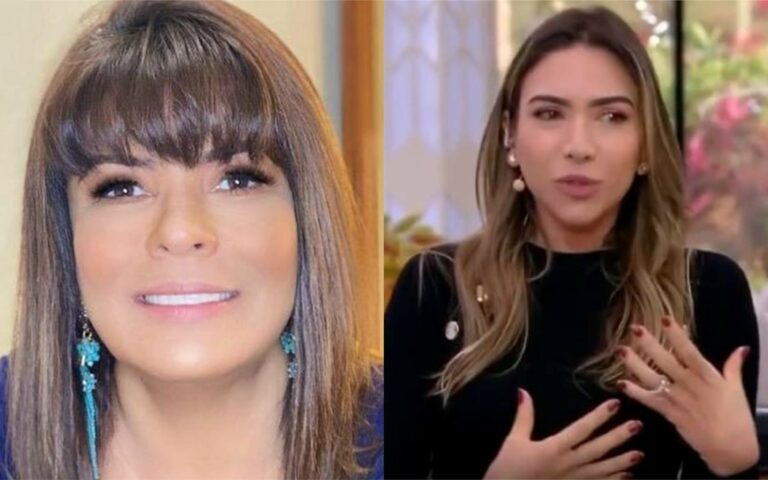 Mara Maravilha constrange Patricia Abravanel ao vivo ao falar sobre acusação de homofobia: “Sou bocuda”