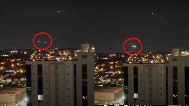 Video registra luzes estranhas no céu do centro de Campo Grande
