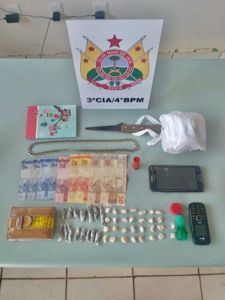 Com uso de drone, polícia prende homem e apreende adolescente e entorpecentes em Acrelândia