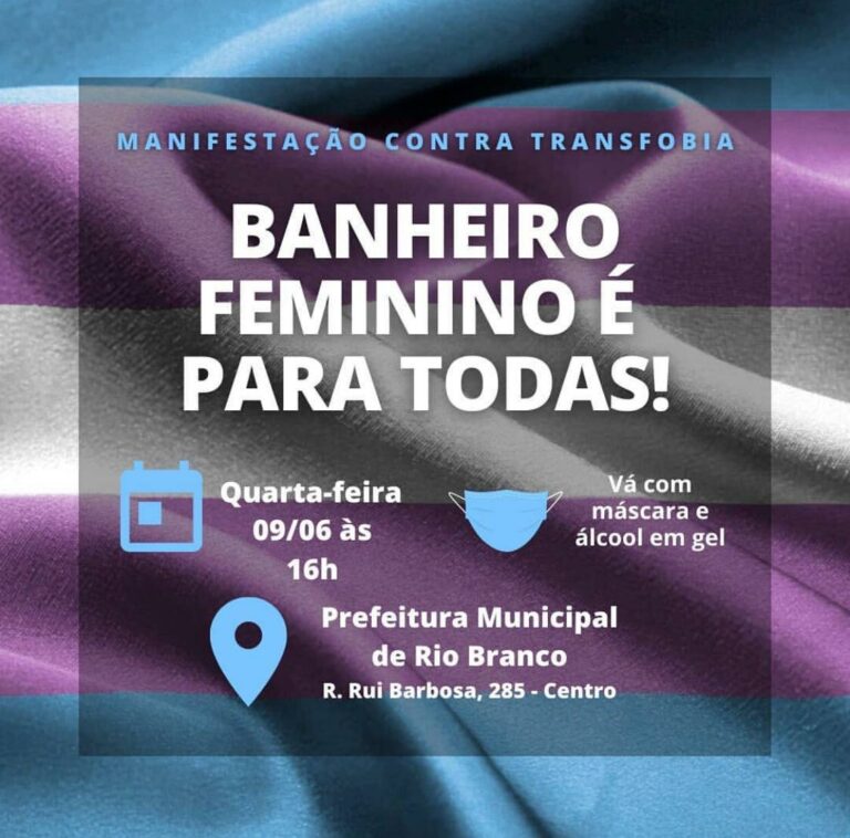 Grupo organiza protesto em frente à Prefeitura de Rio Branco após caso de transfobia