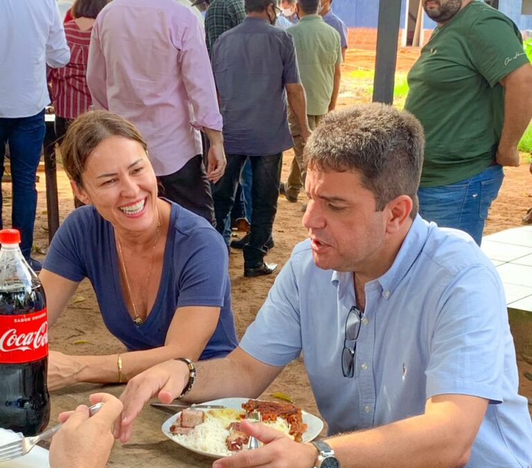 “Minha senadora”, diz governador Gladson Cameli ao se referir à Márcia Bittar