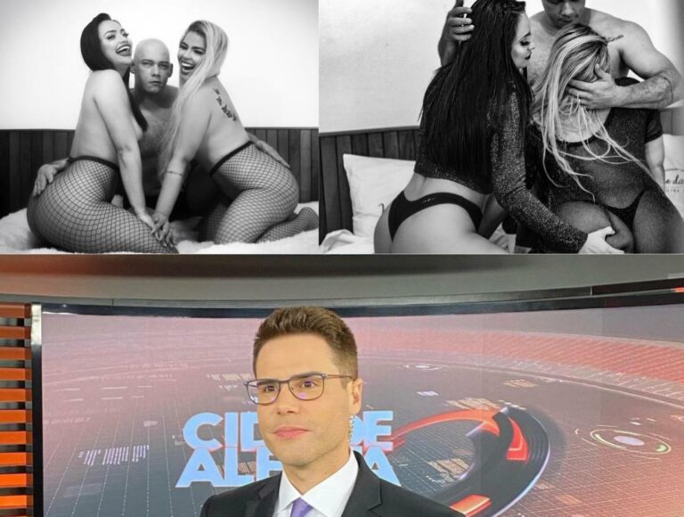 Bombou!  Luiz Bacci, compartilha no Instagram intimidade do trisal acreano