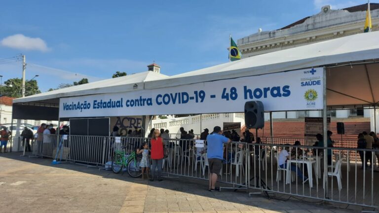 Estado já aplicou mais de 2.000 mil doses de vacina contra Covid-19 em menos de 24 horas